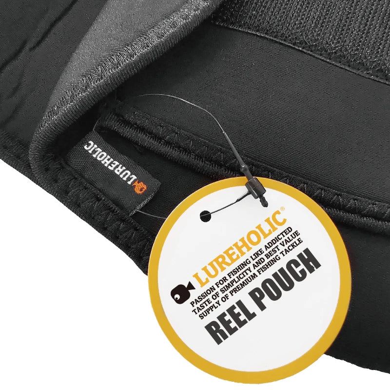 LUREHOLIC Thick Neoprene Reel Pouch – Protective Fishing Reel Case for Spinning & Casting Reels