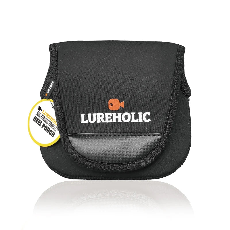 LUREHOLIC Thick Neoprene Reel Pouch – Protective Fishing Reel Case for Spinning & Casting Reels