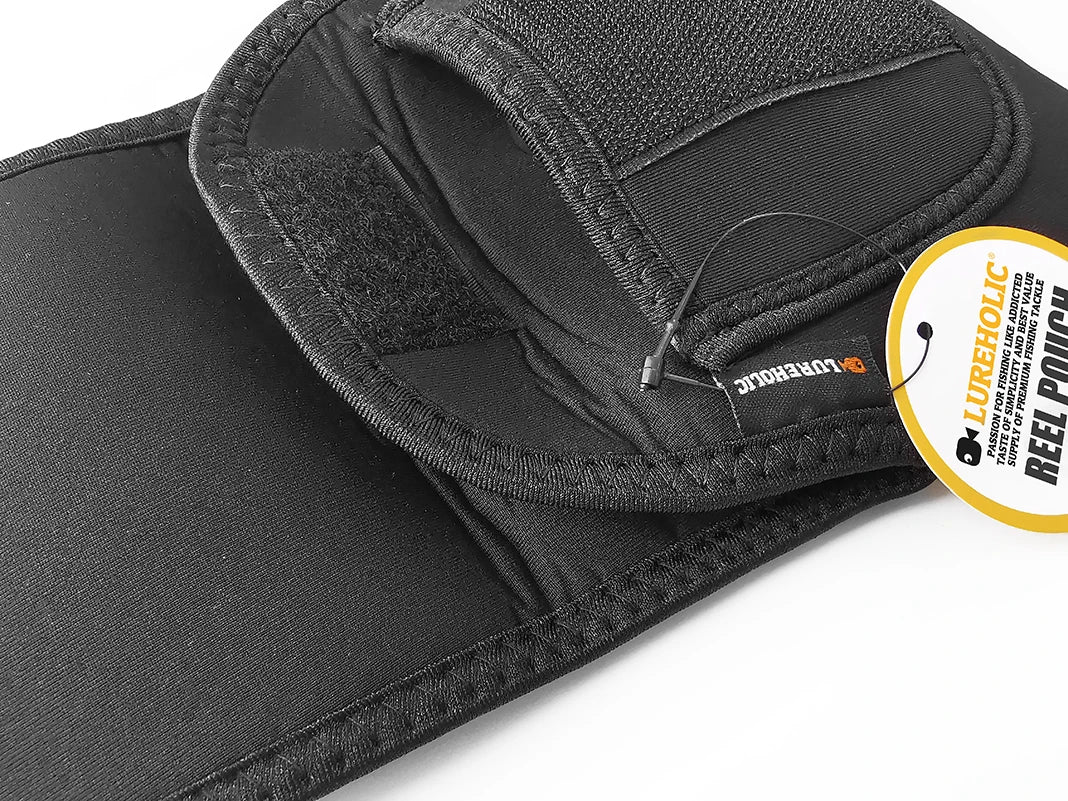 LUREHOLIC Thick Neoprene Reel Pouch – Protective Fishing Reel Case for Spinning & Casting Reels