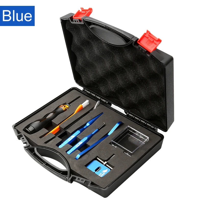 DIY Baitcasting Reel Repair Kit with Tools, Pullers & Storage Box