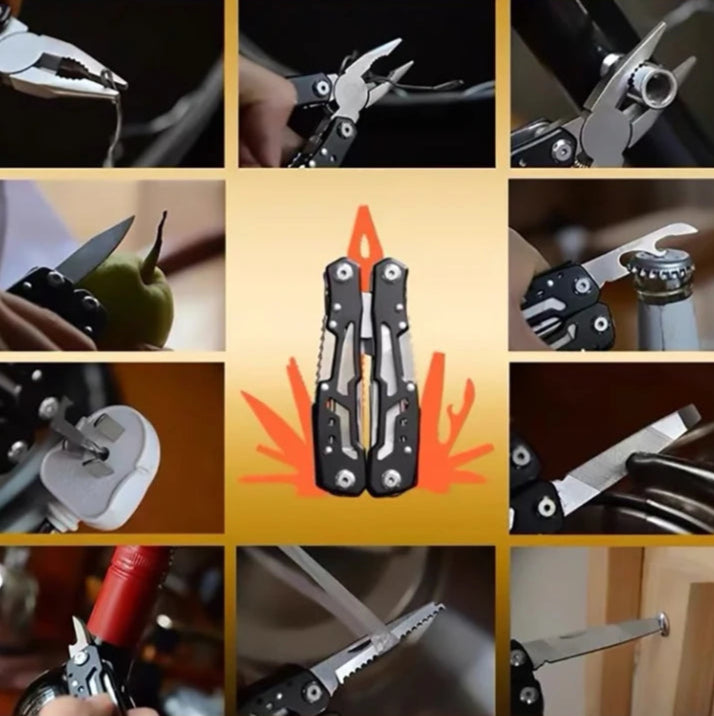 Multifunction Pocket Knife – Stainless Steel Survival Multi-Tool For Camping & Hunting