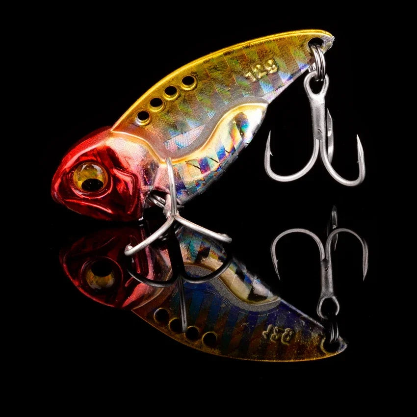 Metal Vib Fishing Lure – Sinking Vibration Spoon Spinner Bait