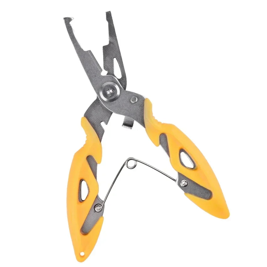 AORACE Stainless Steel Fishing Pliers – Hook Remover & Line Cutter with Non-Slip Handle