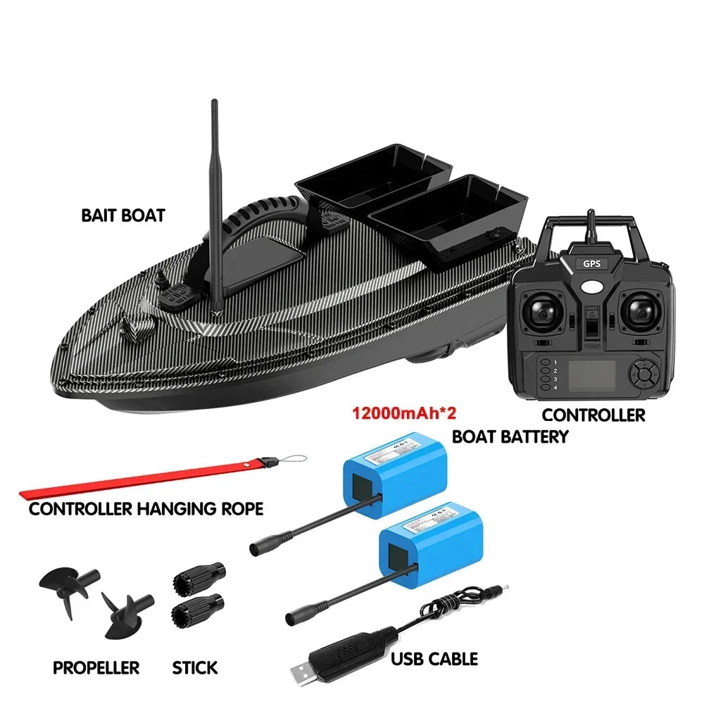 Endurance GPS Fishing Bait Boat – 500m Range, Fish Finder, Auto Cruise & Return