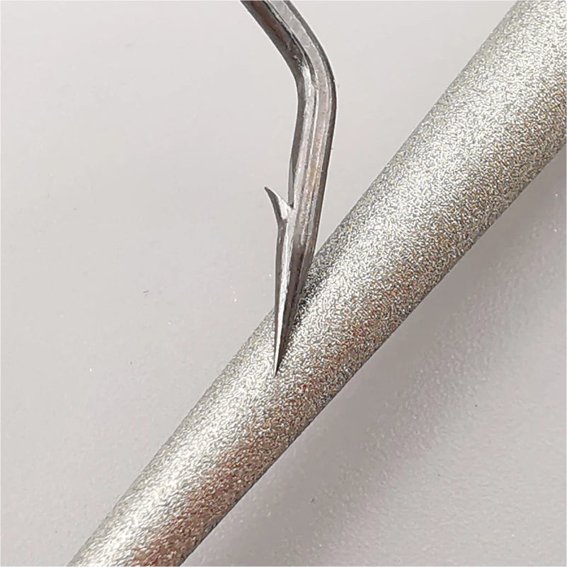 LUREHOLIC Fishing Hook Sharpener – Electroplated Diamond Sharpener, Pen & Flat Type