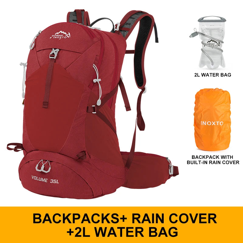 OUTDOOR INOXTO 35L Waterproof Mountaineering Backpack for Hiking & Camping