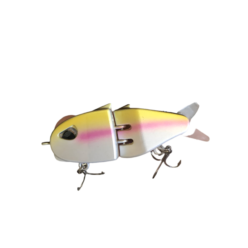 Slow Sinking Swimbait Jointed Bait with 3D Eyes & PVC Material for Predator Fishing