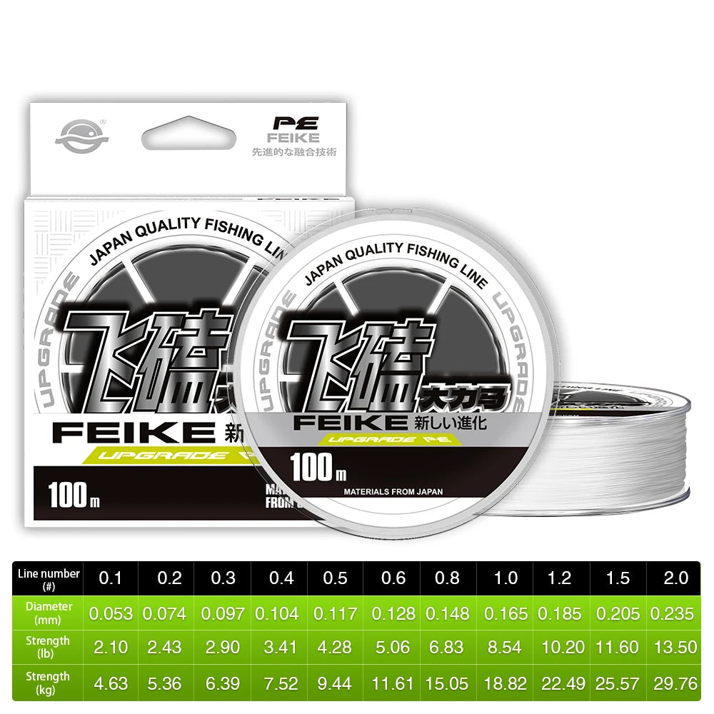 Ultra Thin Laser Nano Braided Fishing Line – Super Soft, Strong Multifilament PE Line