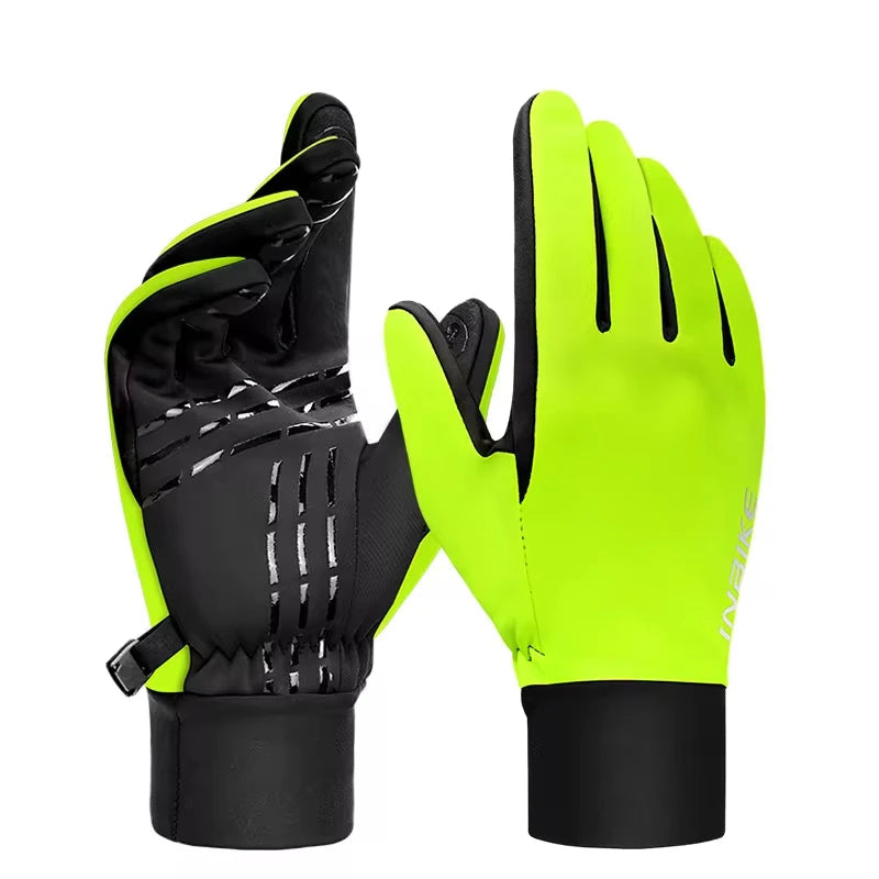 Waterproof Winter Cycling Gloves with Fleece and Touchscreen