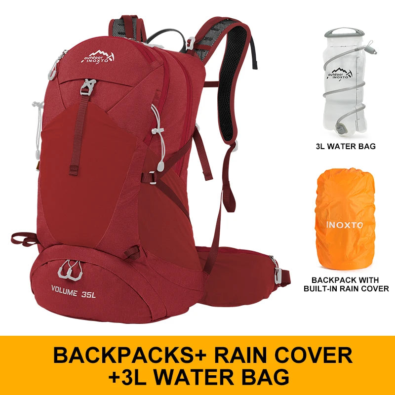 OUTDOOR INOXTO 35L Waterproof Mountaineering Backpack for Hiking & Camping