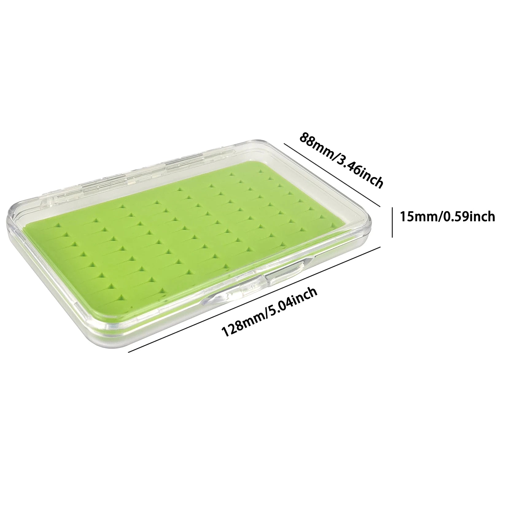 AVENTIK 100% Waterproof Fly Box – Transparent Silicone Fishing Storage for Secure Fly Organisation