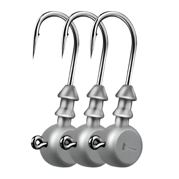 WLDSLURE Fishing Sharp Jig Head Hook 3.5-15g for Soft Bait Worm Lure with Anti-Hanging Feature