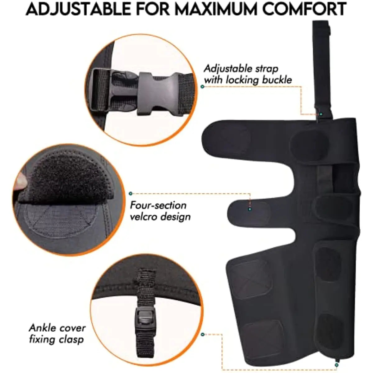 RIVERRUNS Neoprene Wader Gaiters – Durable, Wear-Resistant Wader Protectors For Fishing