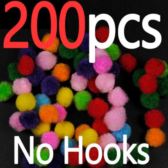 Hookless Egg Flies 8–10mm – 100/200PCS Roe Balls for Tying