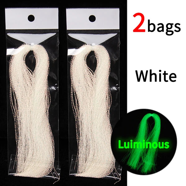 Luminous Holographic Flashabou Fly Tying & Jigging Tinsel