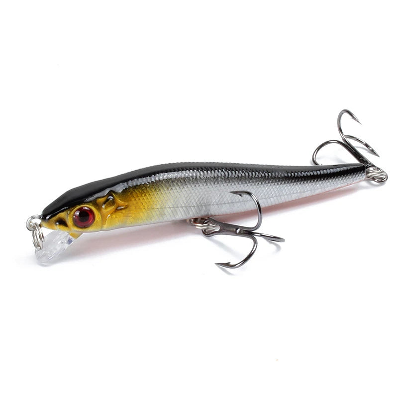 Minnow Crankbait Lure – 8.5cm Wobbler with 3D Eyes