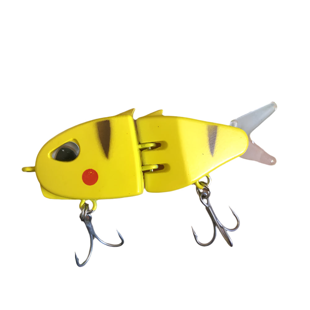 Slow Sinking Swimbait Jointed Bait with 3D Eyes & PVC Material for Predator Fishing