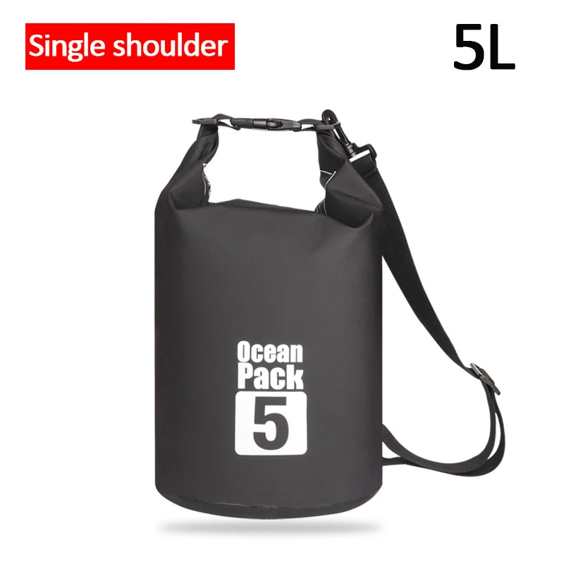 Outdoor PVC Waterproof Dry Bag – 5L, 10L, 20L, 30L Waterproof Backpack for Water Sports