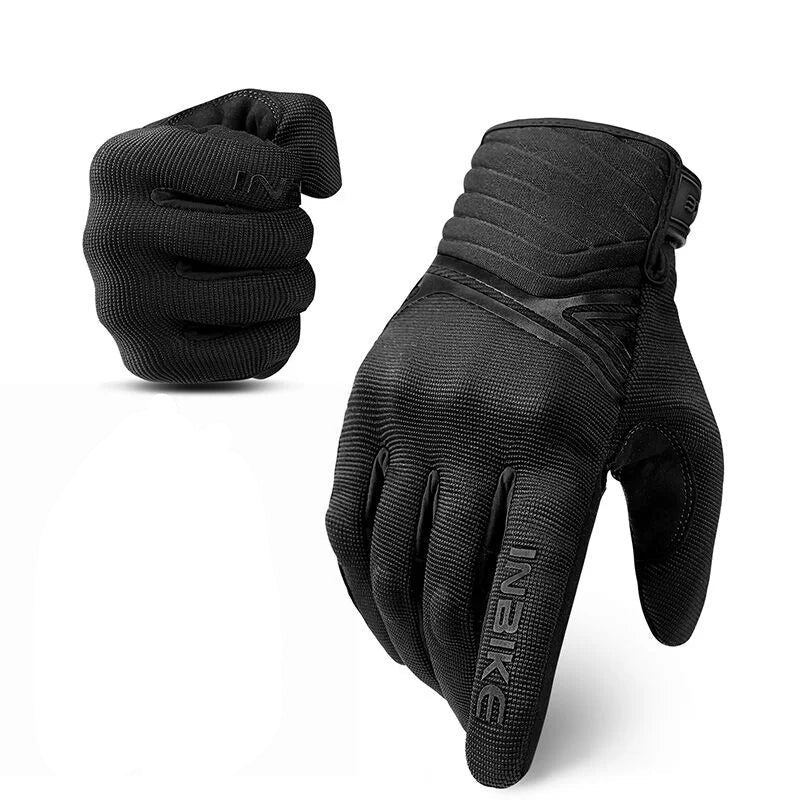 Winter Motorcycle Gloves with Touchscreen and Hard Shell Grip