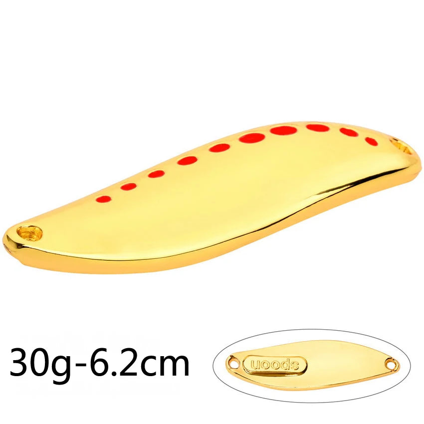 2.5G-30G Metal Vib Leech Spinner Spoons – Lures for Large Predator Fish