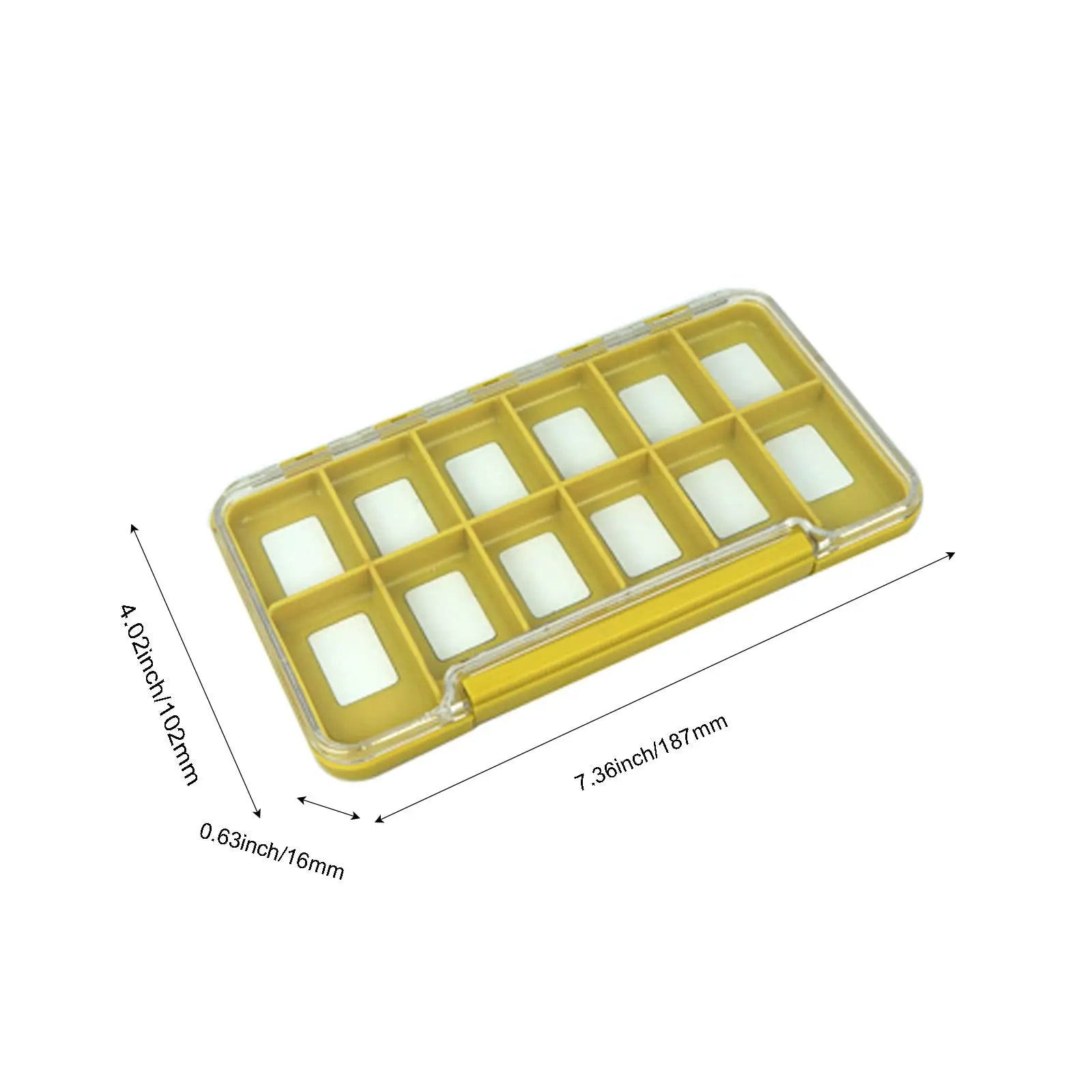 AVENTIK Waterproof Fly Box Foam Tackle Storage – Secure & Lightweight Fishing Accessory