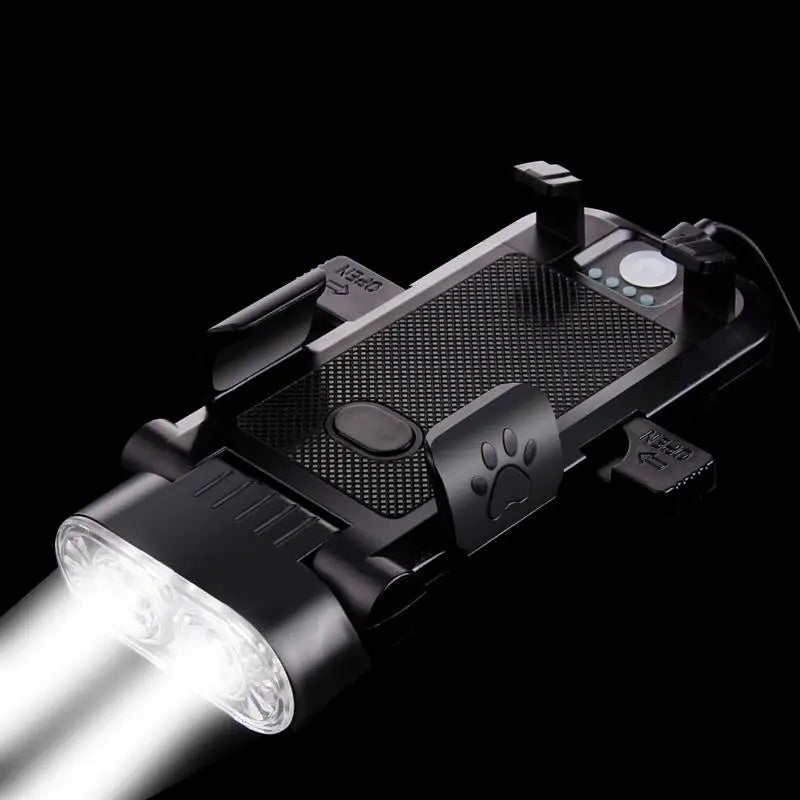 Rechargeable Bike Light – Horn, Mount, Power Bank & 500LM