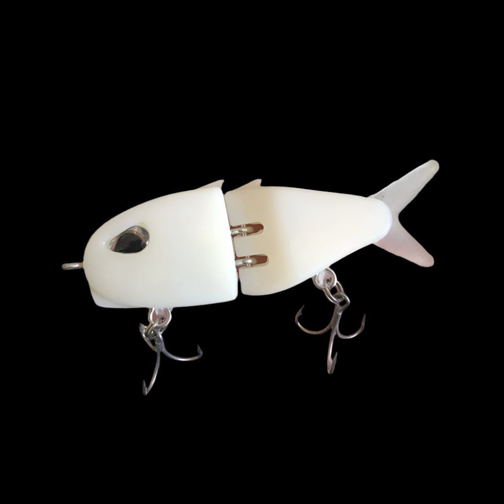 Slow Sinking Swimbait Jointed Bait with 3D Eyes & PVC Material for Predator Fishing