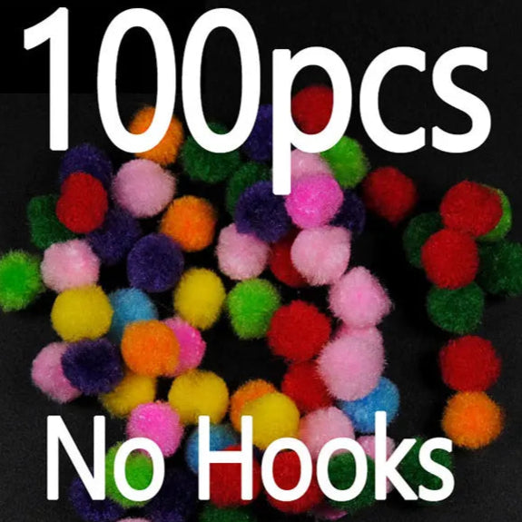 Hookless Egg Flies 8–10mm – 100/200PCS Roe Balls for Tying