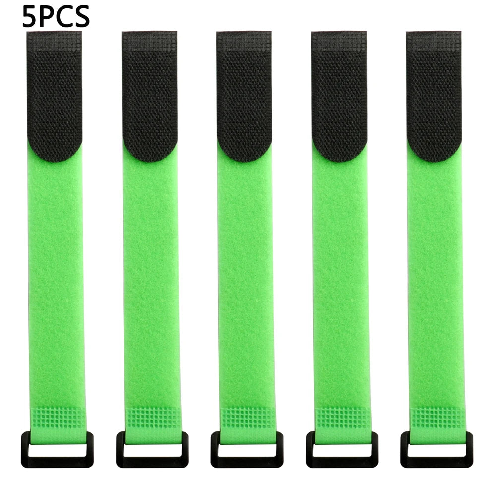 Adjustable Fishing Rod Tie – Reusable Hook & Loop Strap for Cable Management & Outdoor Use