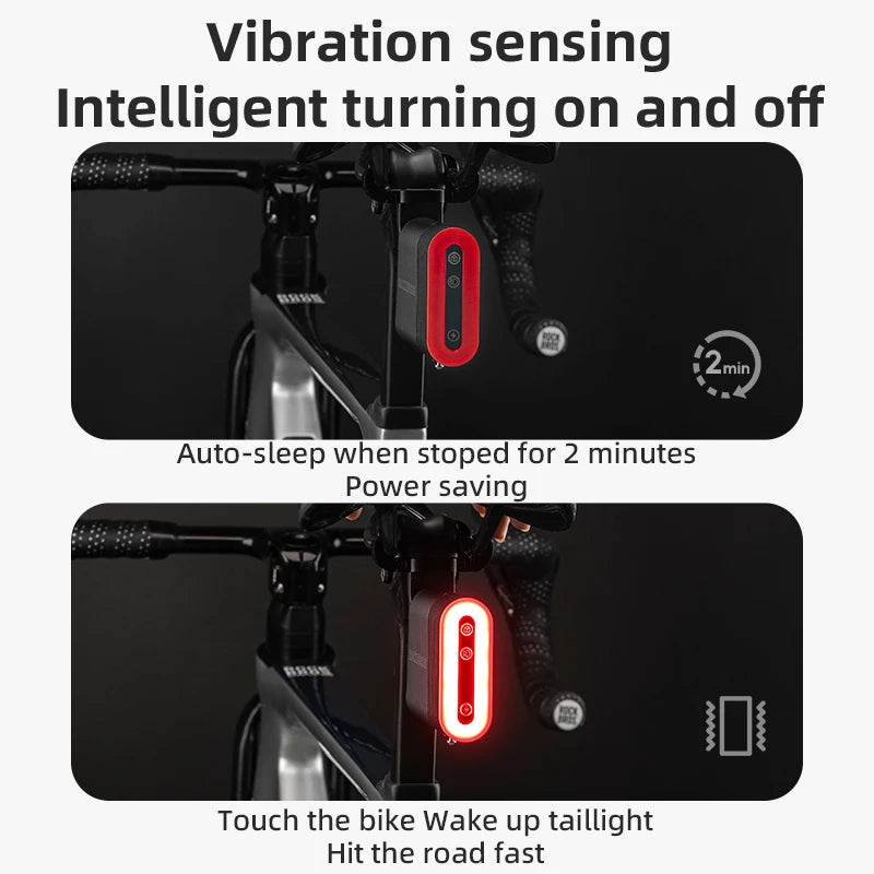 Bluetooth Tail Light with Lock – Waterproof IPX6 Bike Light