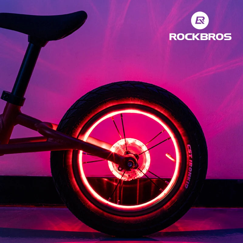Smart RGB Bicycle Wheel Light with Vibration Sensor – USB
