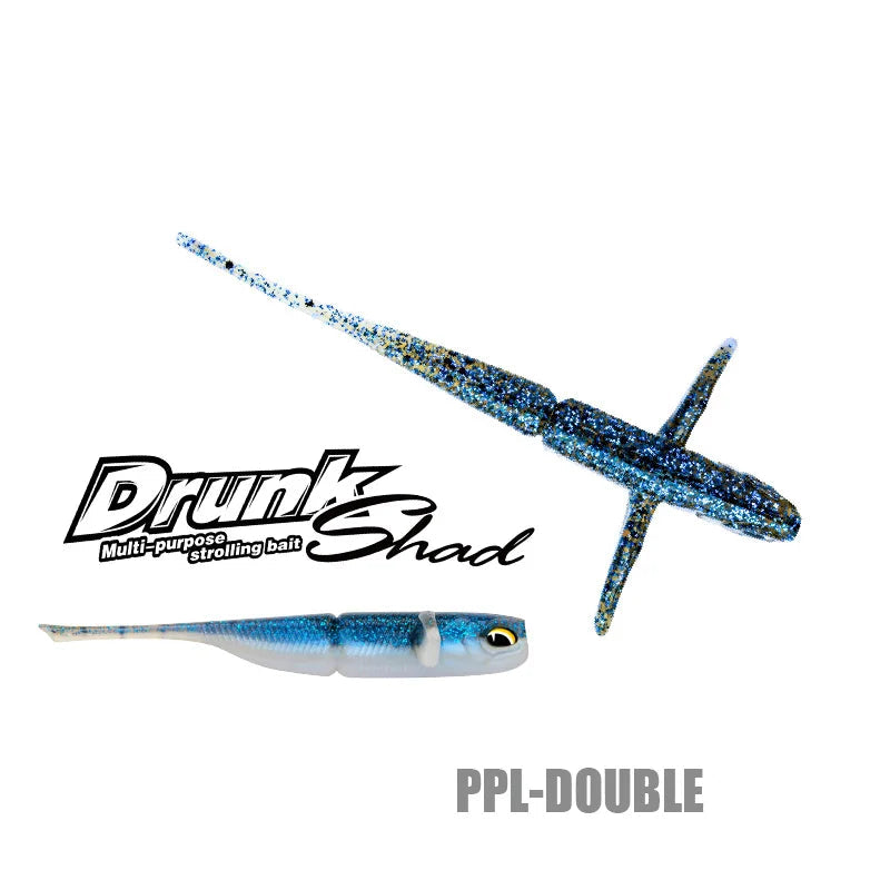 Drunk Shad Slow Sinking Soft Fishing Bait 7–9.5cm