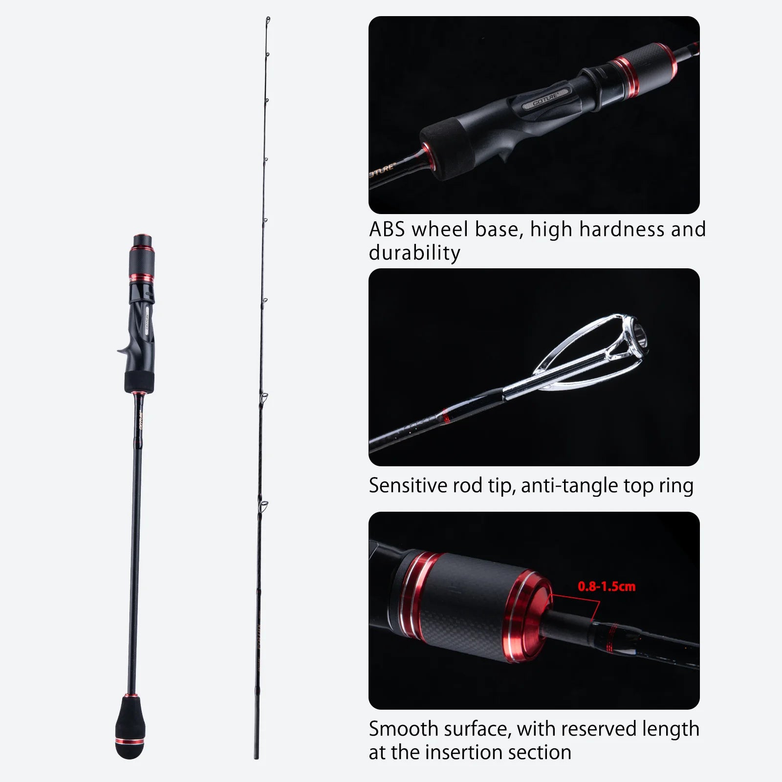 30T Carbon Slow Jigging Rod – 1.83m Spinning & Casting Rod