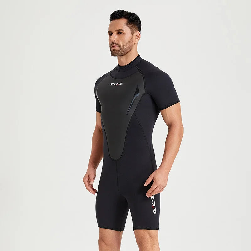 3mm Neoprene Short Sleeve Wetsuit for Men and Women – Surf, Snorkel & Spearfishing