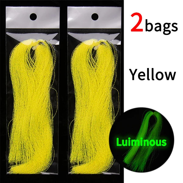 Luminous Holographic Flashabou Fly Tying & Jigging Tinsel