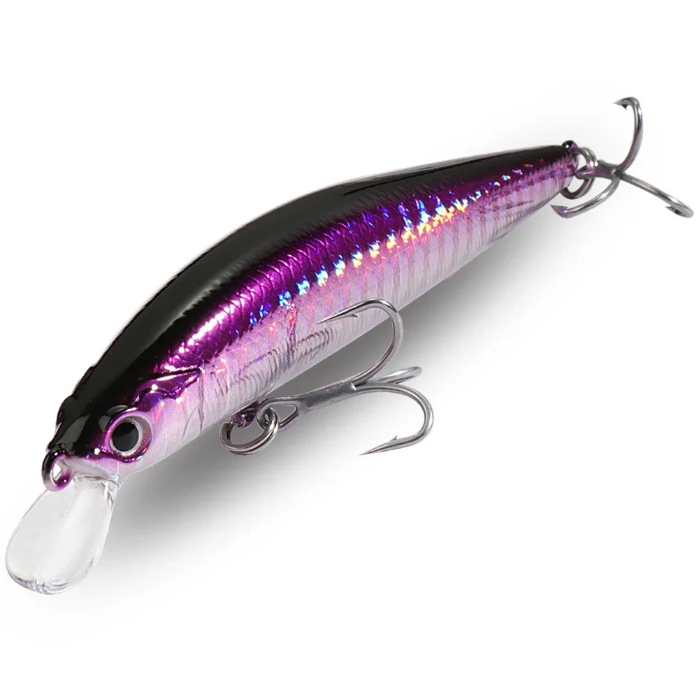 GOBAIT Suspended Minnow Fishing Lure 10g/13g Magnetic Boost Jerkbait with 3D Eyes & Treble Hooks