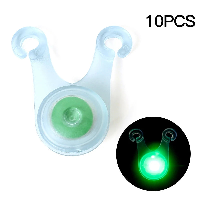 10PCS Waterproof LED Tent Rope Lights for Night Safety