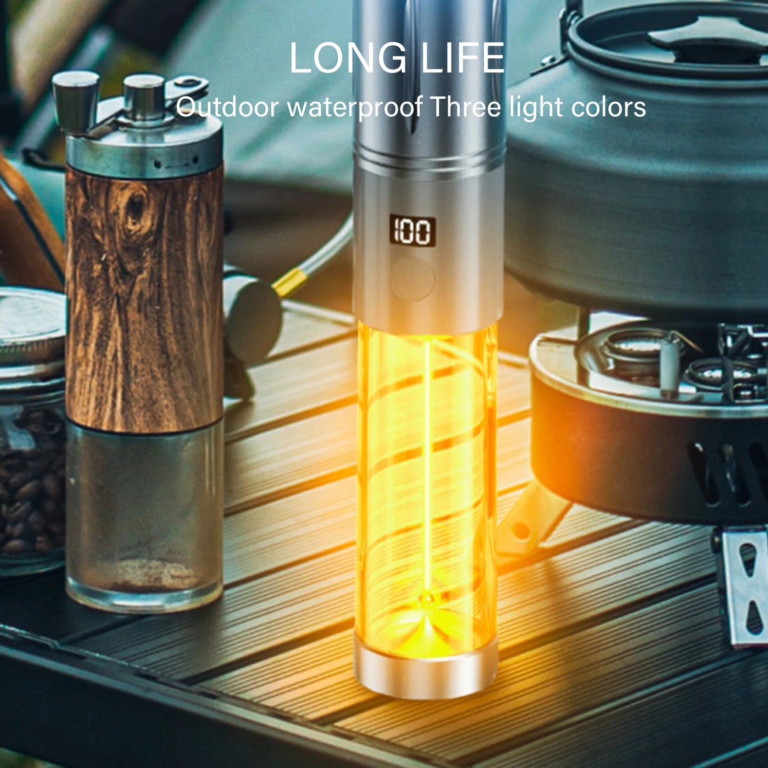 Waterproof LED Tent Light – Lantern, Flashlight & Power Bank