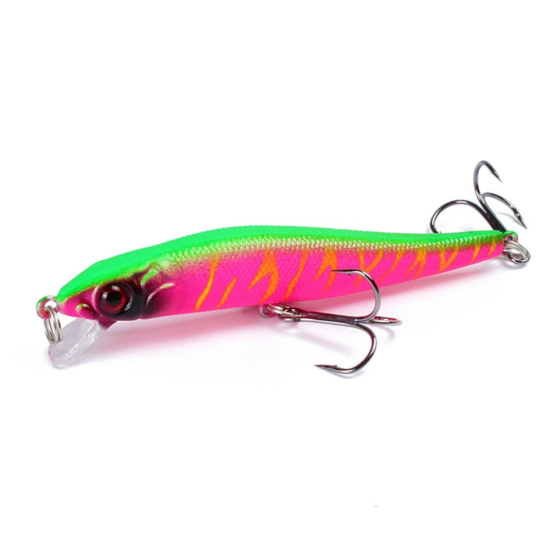 Minnow Crankbait Lure – 8.5cm Wobbler with 3D Eyes