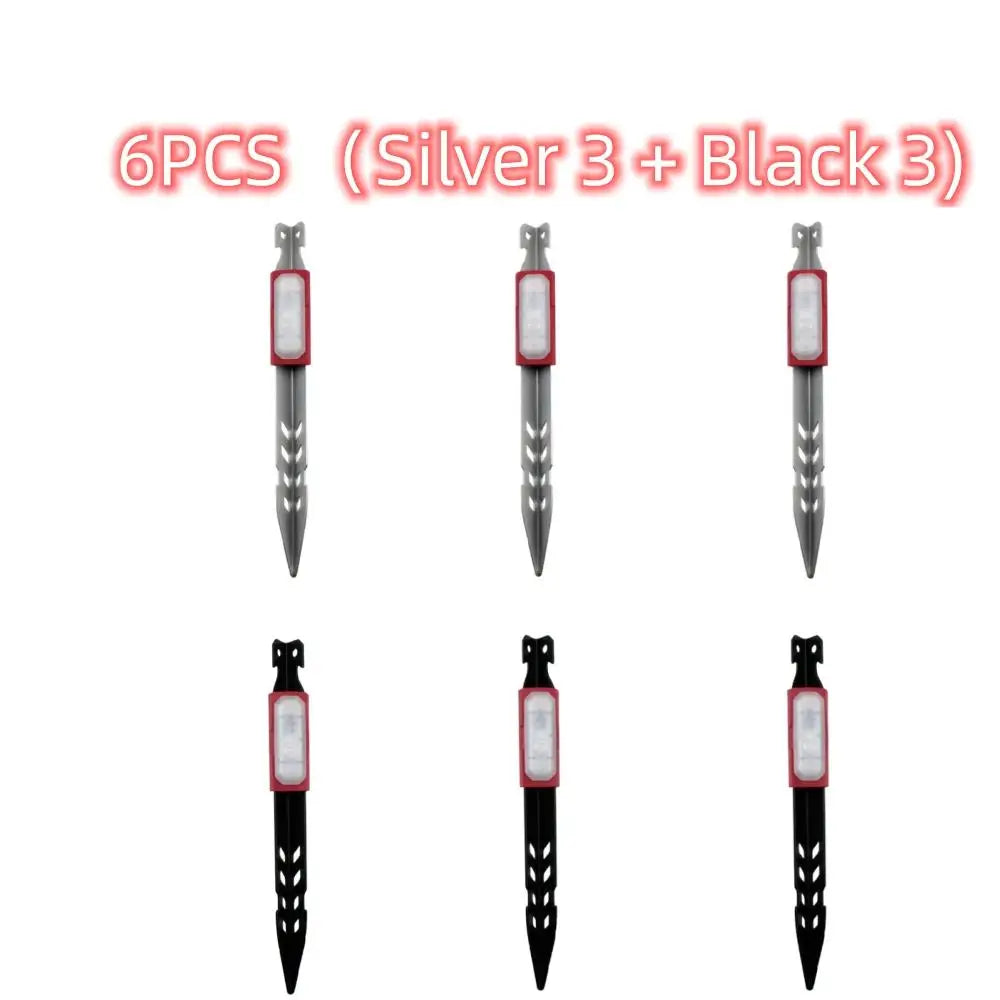 LED Tent Pegs with Lights – Waterproof Stakes for Night Safety