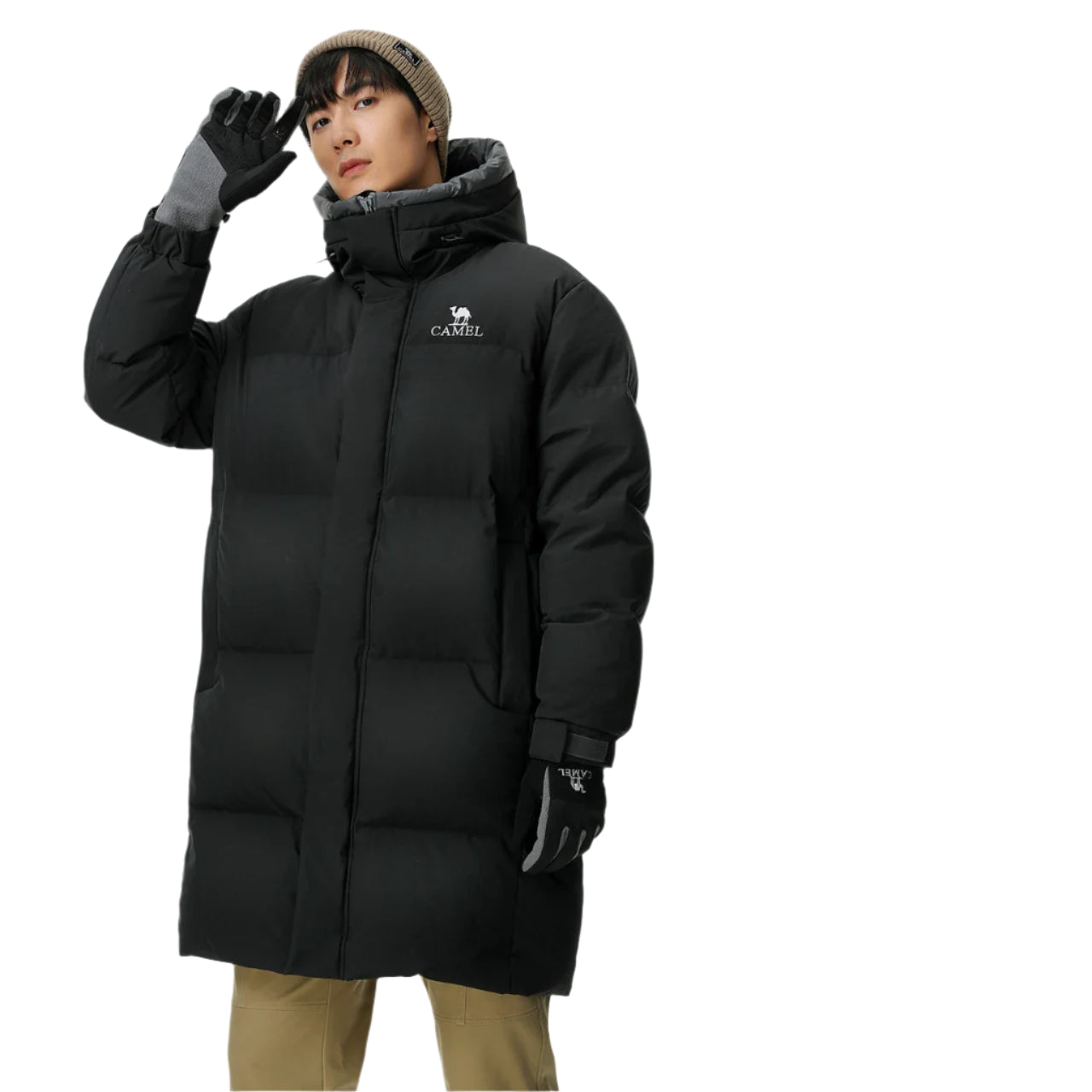 GOLDEN CAMEL Outdoor Down Jacket Waterproof Windproof Thermal Winter Coat
