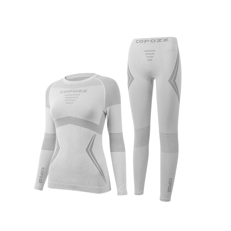 COPOZZ Ski Thermal Underwear Set – Quick Dry, Breathable Base Layer for Men & Women