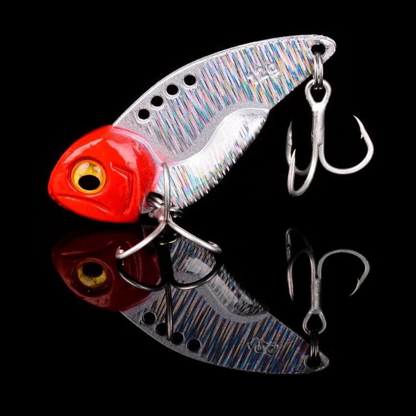 Metal Vib Fishing Lure – Sinking Vibration Spoon Spinner Bait