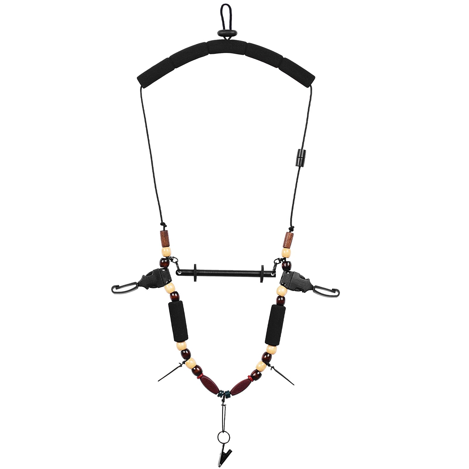SF Fly Fishing Neckvest Lanyard Combo – Adjustable Tool Holder with Foam Neck Strap & Quick Release