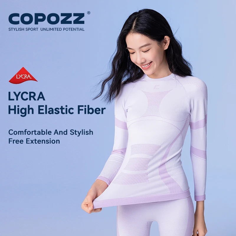 Merino Wool Thermal Base Layer Set – Seamless Winter Fit