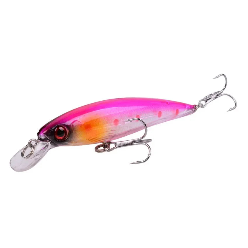 Laser Minnow Fishing Lure – 11CM 13G Hard Bait Crankbait for Freshwater & Saltwater