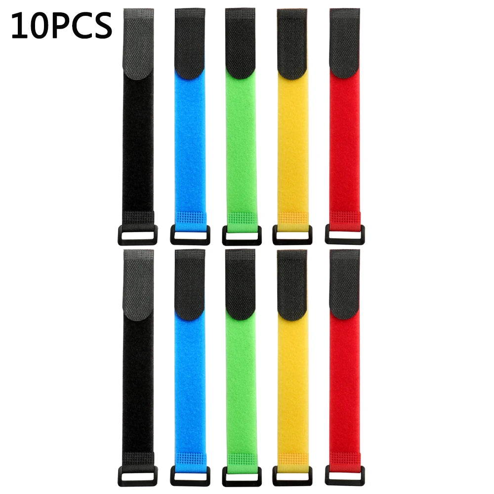 Adjustable Fishing Rod Tie – Reusable Hook & Loop Strap for Cable Management & Outdoor Use