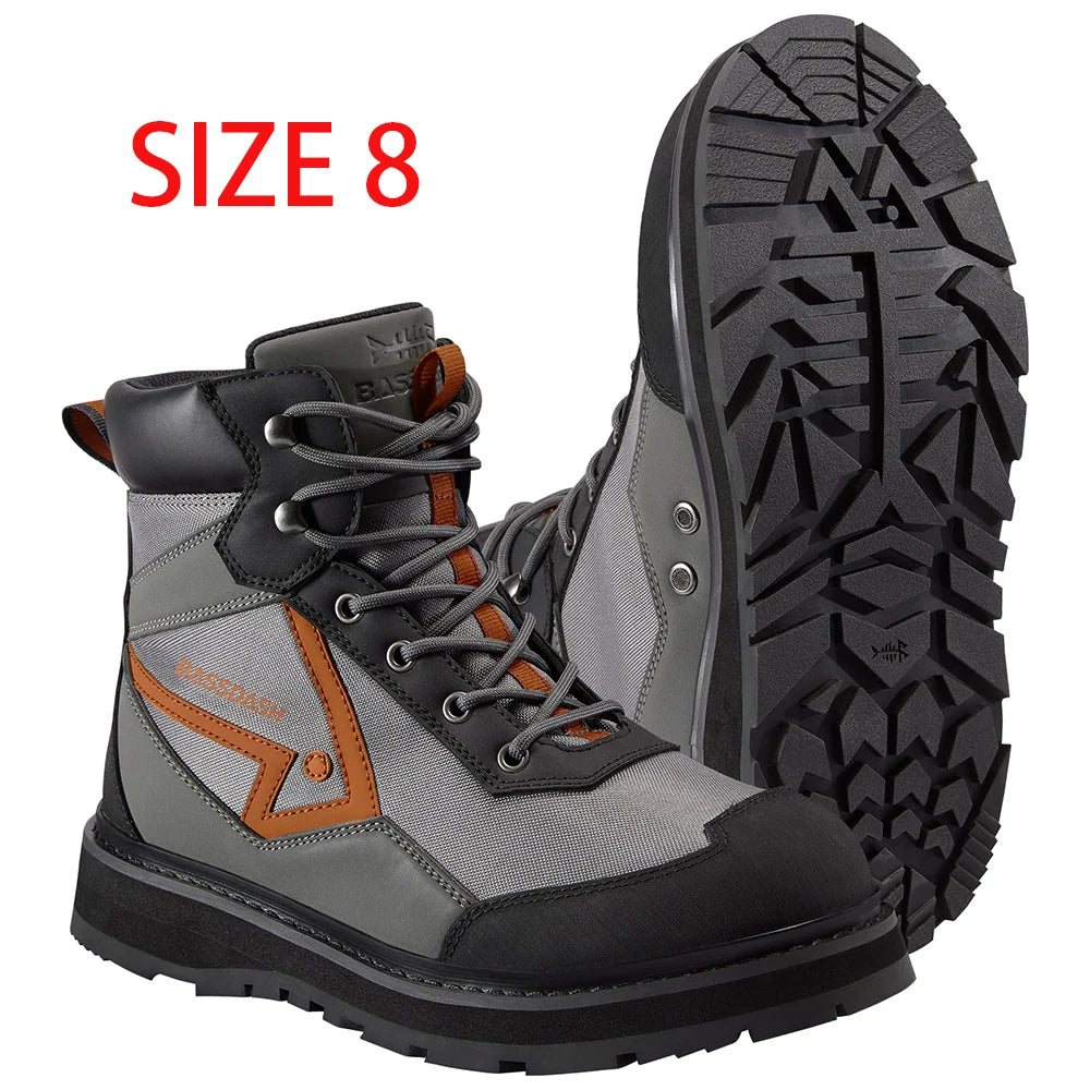 Flex Men’s Wading Boots – Lightweight, Anti-Slip Rubber Sole For Fly Fishing