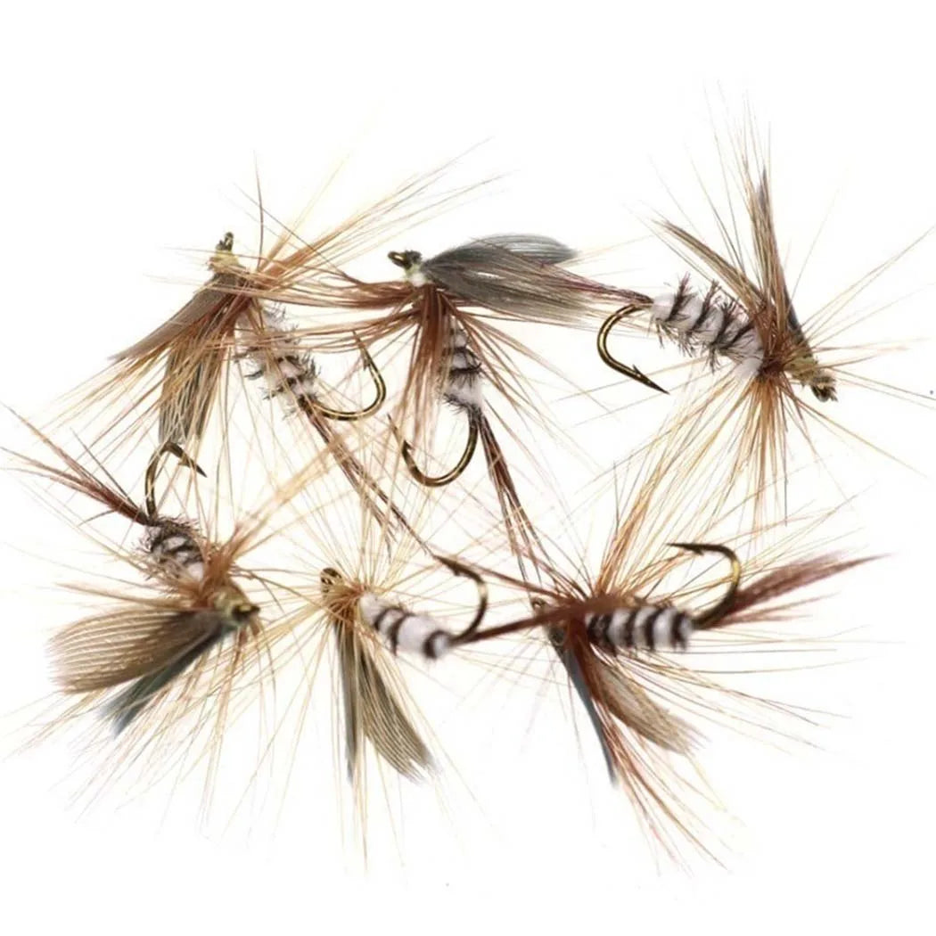 6PCS Fly Fishing Lure Set – Mixed Insect Flies For Trout & Nymph Fishing