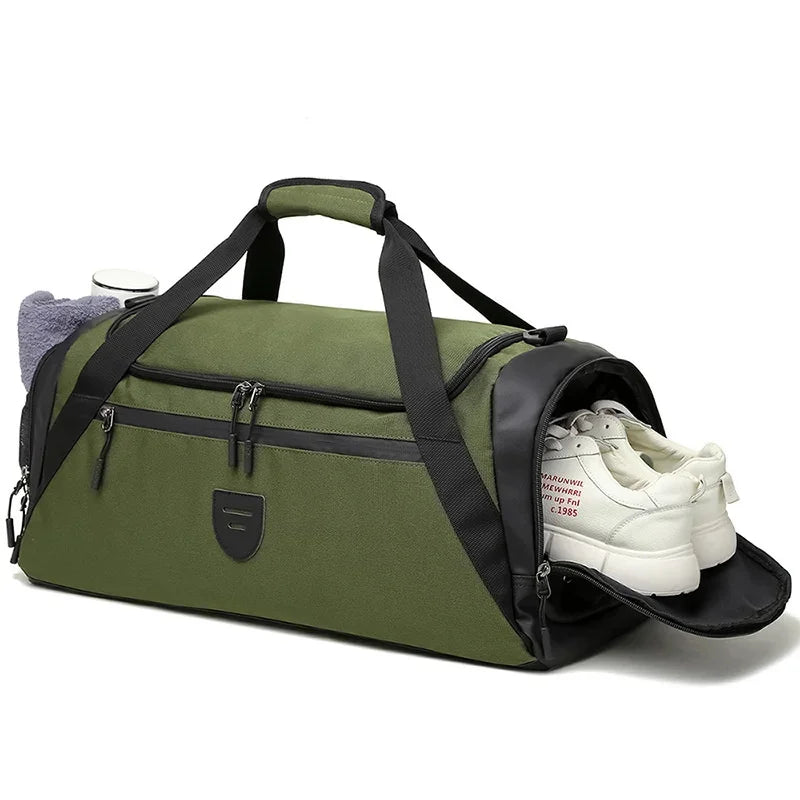 INOXTO 40L Gym Bag with Dry/Wet Separation – Travel, Hiking & Fitness Duffel for Men & Women